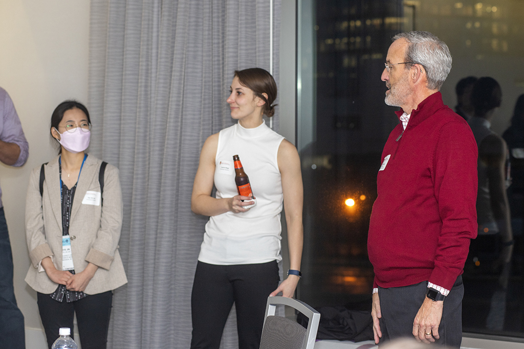 064WU-Boston10-17-22-Osberg Hye Jin Lee, Lauren Repp and Dave Mott.