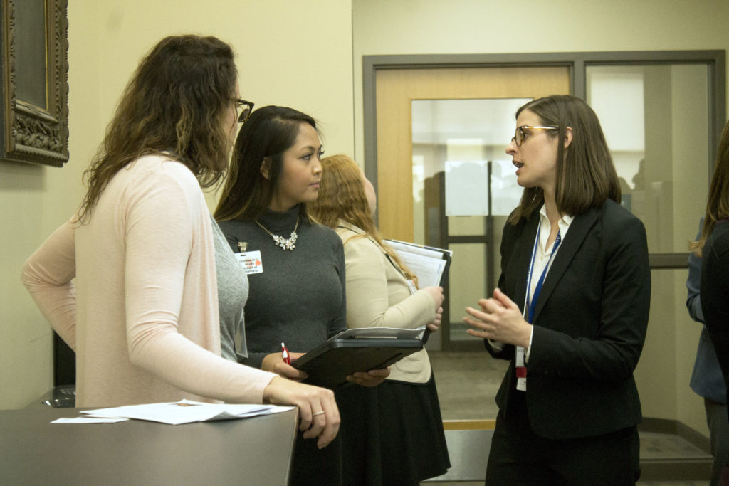 The 2018 Pharmacy Career Fair introduced current PharmD students to practitioners and potential employers from around Wisconsin and the Midwest.