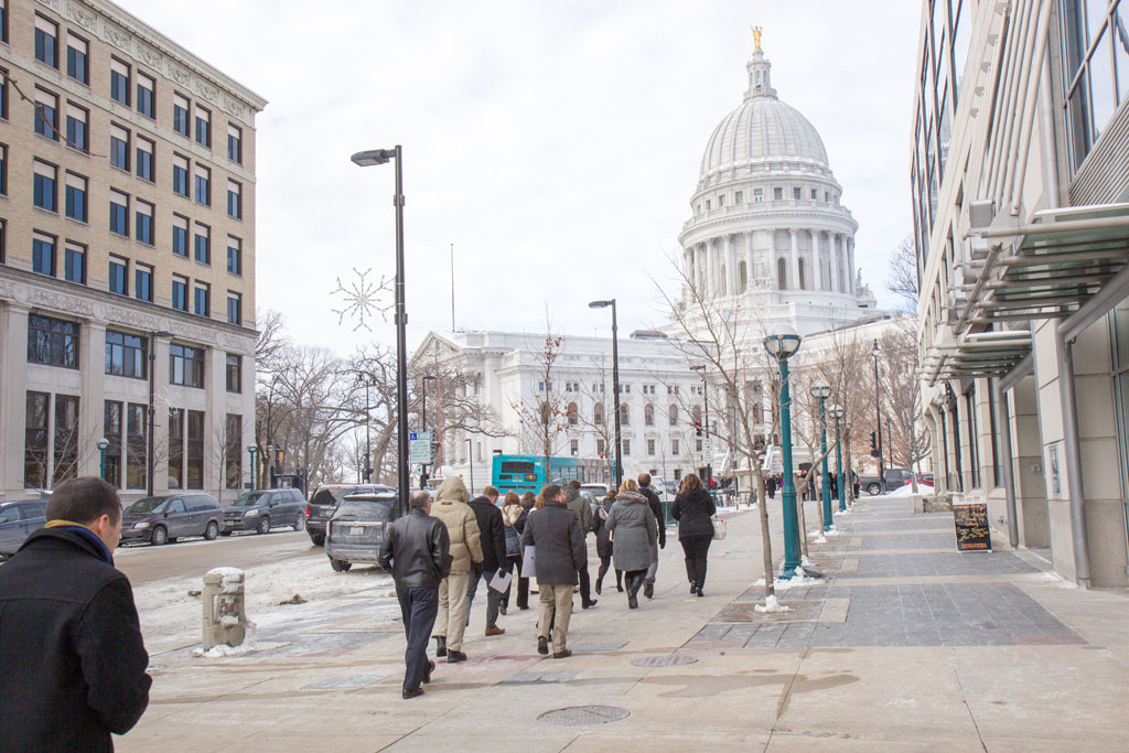 20180208-IMG_3651 School of Pharmacy group walking towards Capitol Building