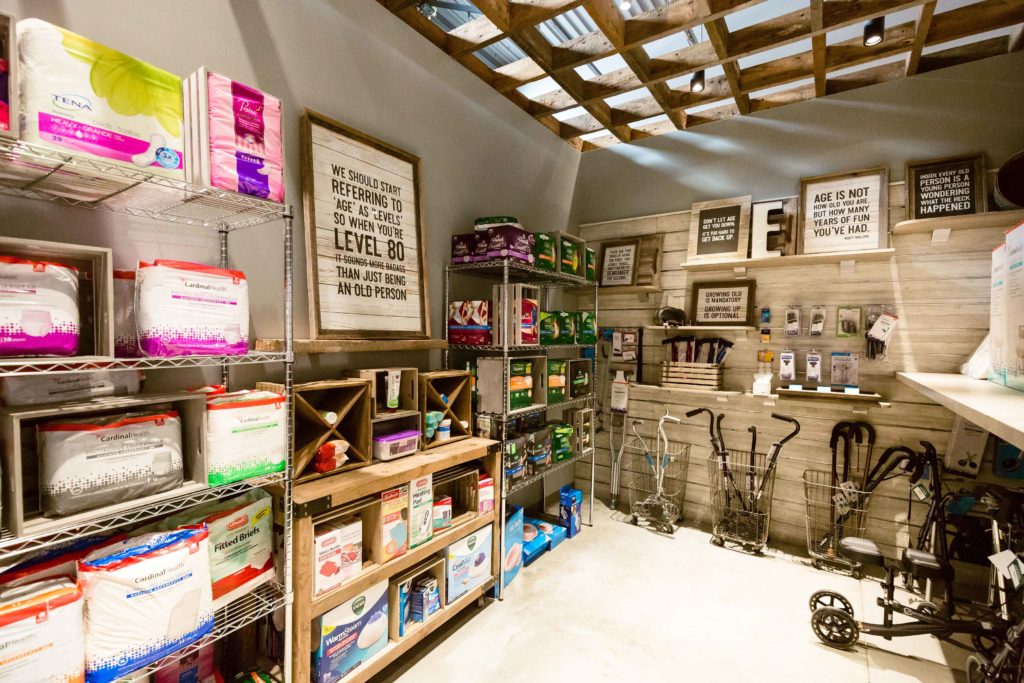 inside of support section in Edgerton Pharmacy