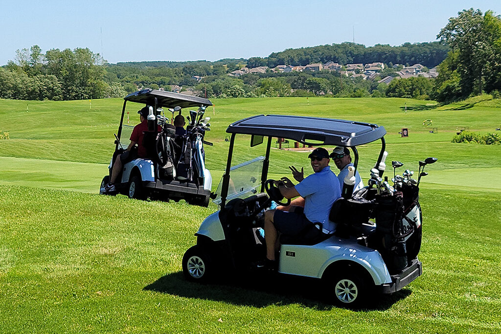 20210813_121951 Pharm alumni riding golf carts