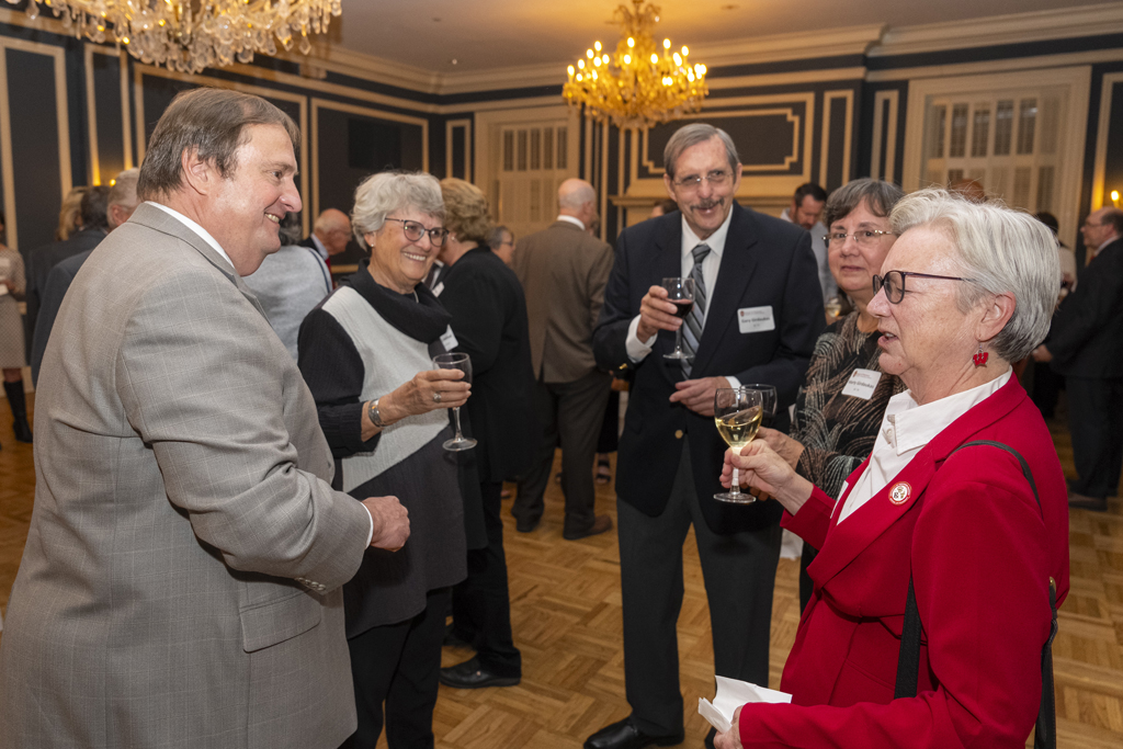 Dean Swanson speaks with former Dean Jeanette Roberts