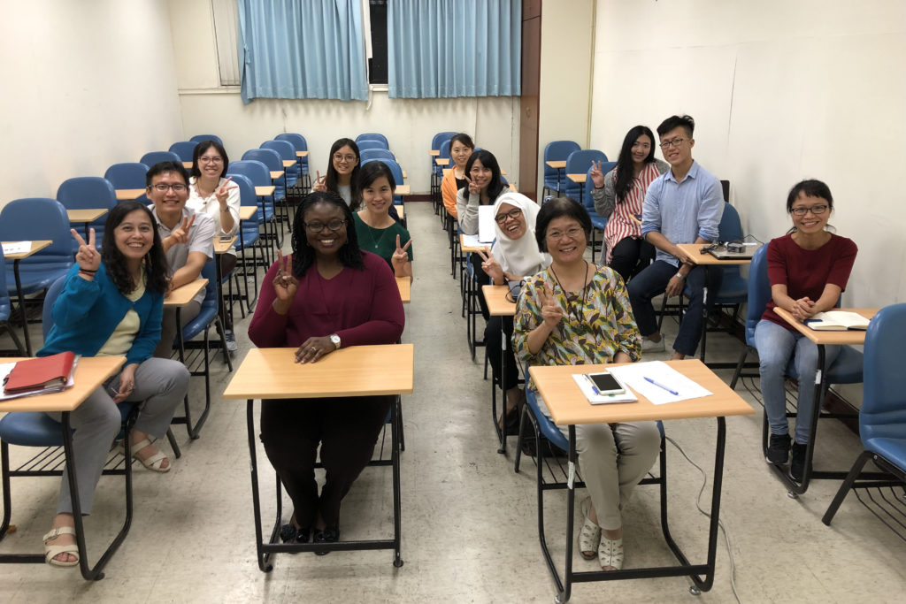 Graduate students at CMU Olayinka Shiyanbola with students from China Medical University