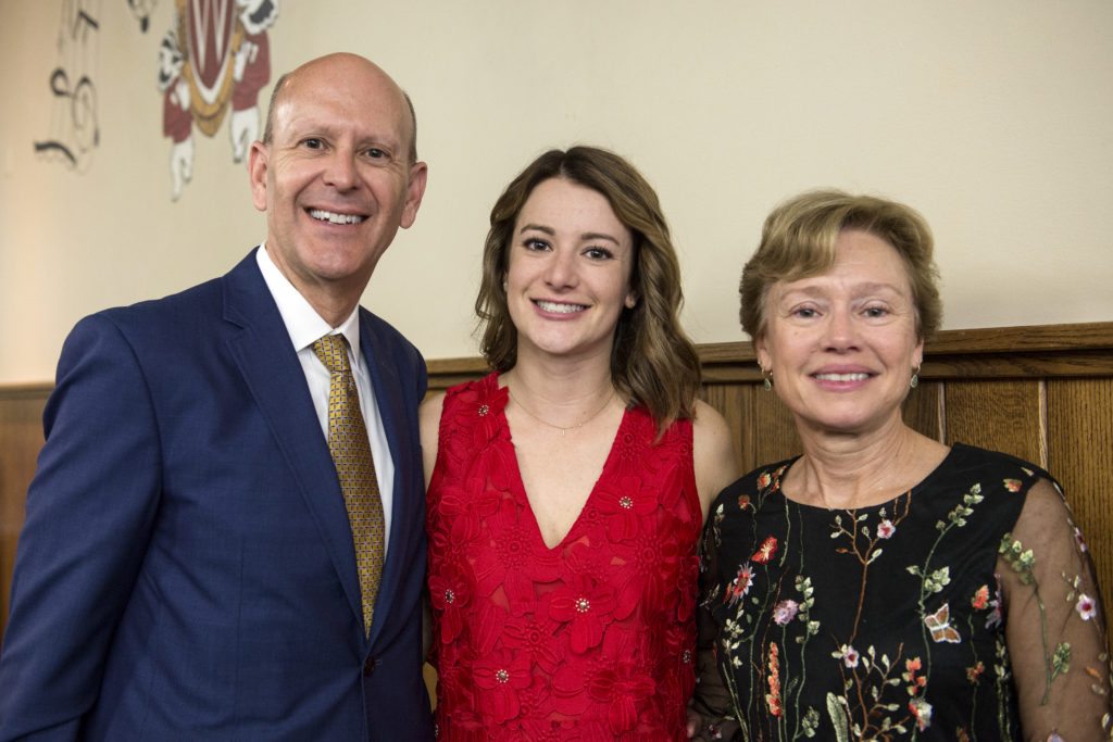 Graduation Awards Celebration_May 2018_DSC1904 Emily Bollom and her parents