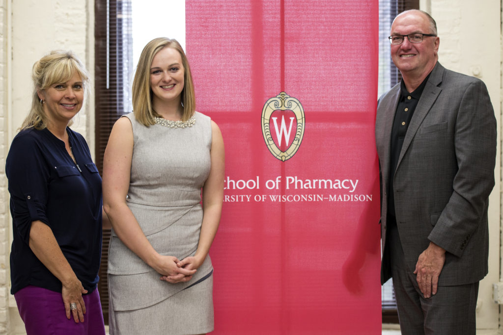 Graduation Awards Celebration_May 2018_PLN3609 Amanda Kvam and her parents