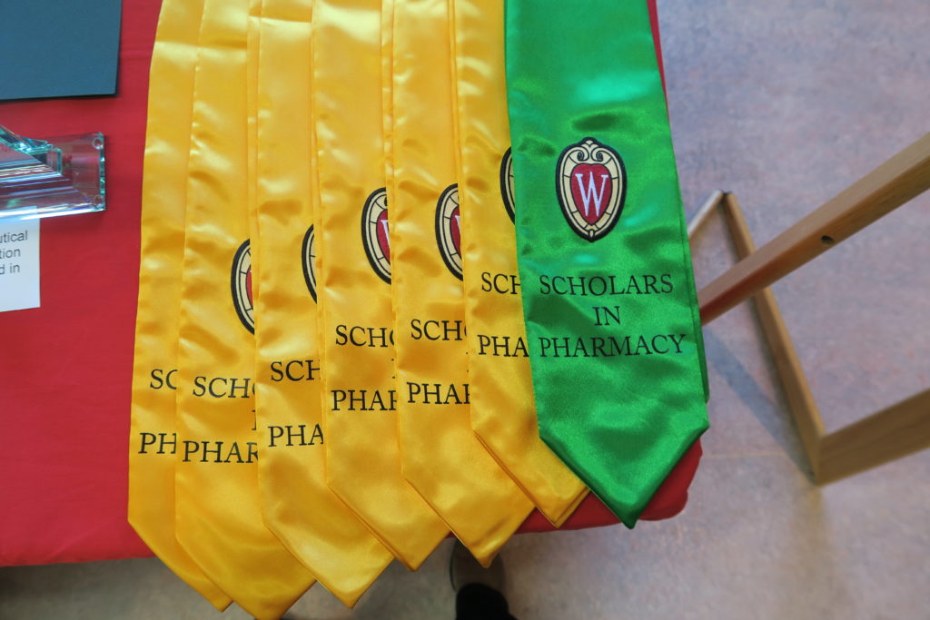 IMG_7643 Stoles for distinguished students.