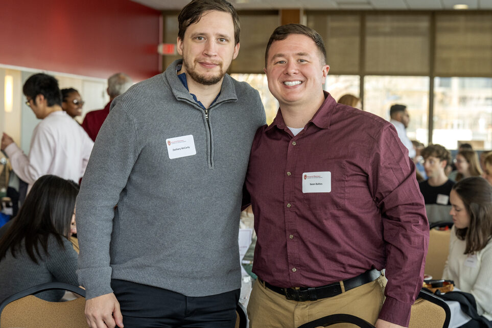 Zachary McCarty posing together with Sean Baltes