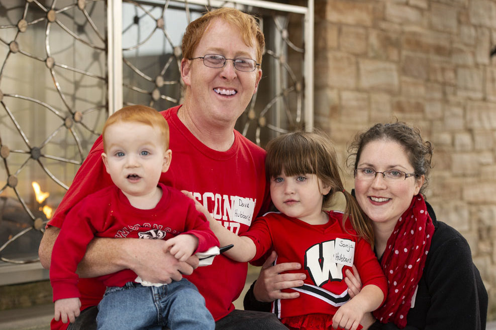 PharmacyAlumniTailgateEvent_1018_DSC_6717 Alumni catching up at the UW-Madison Pharmacy Alumni Tailgate event, held at Union South during the Badgers vs. Cornhuskers game.