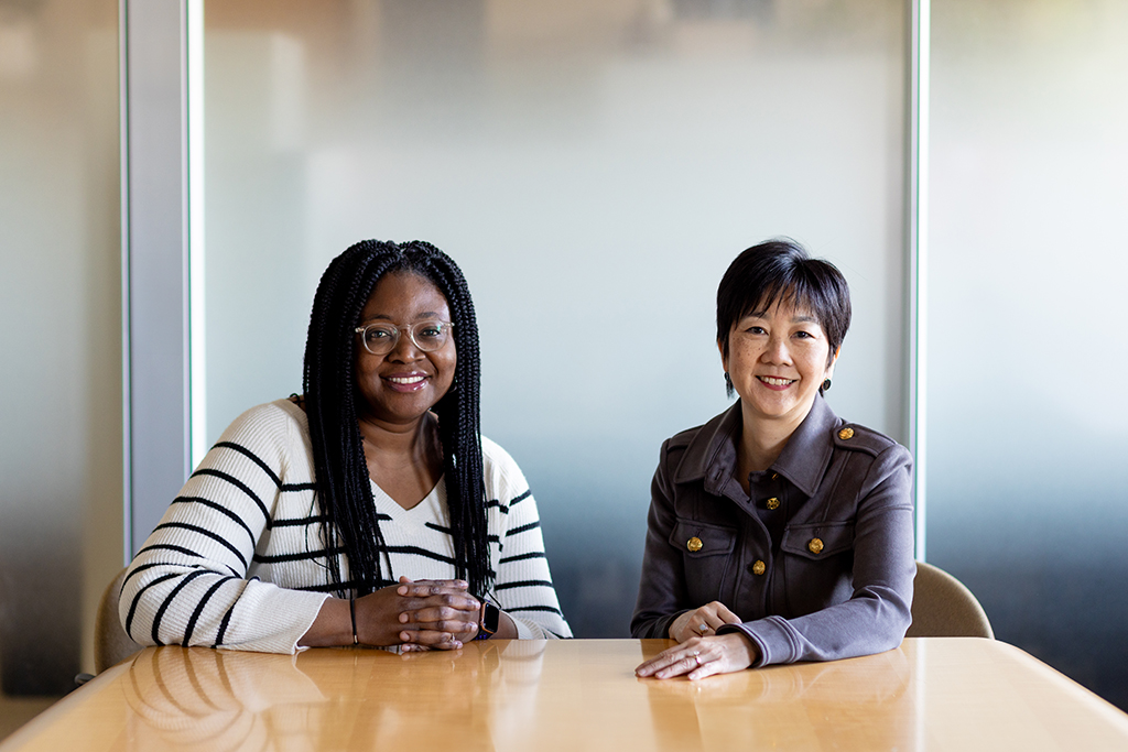 Olayinka Shiyanbola and Michelle Chui