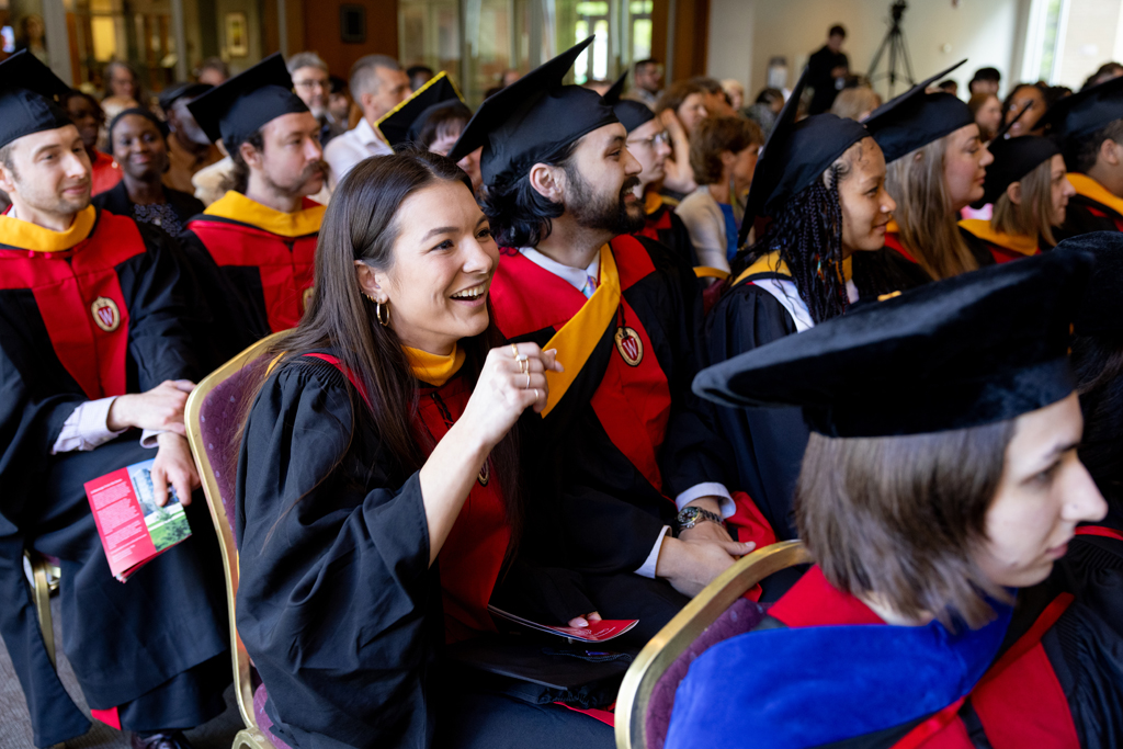 Pharmacy_Graduation_2024_100 Graduates listen to the speakers
