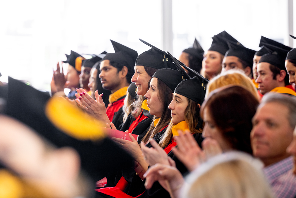 Pharmacy_Graduation_2024_109 Graduates listen to the speakers