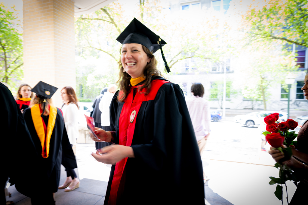 Pharmacy_Graduation_2024_130 Graduates smile outside