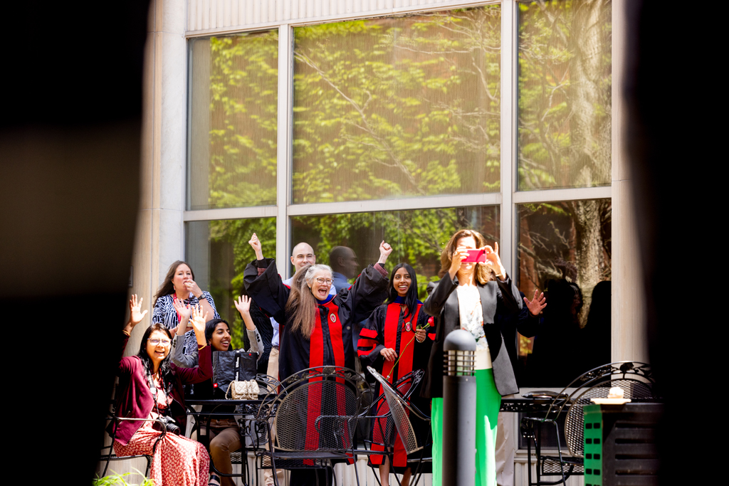 Pharmacy_Graduation_2024_184 Betty Chewning cheers