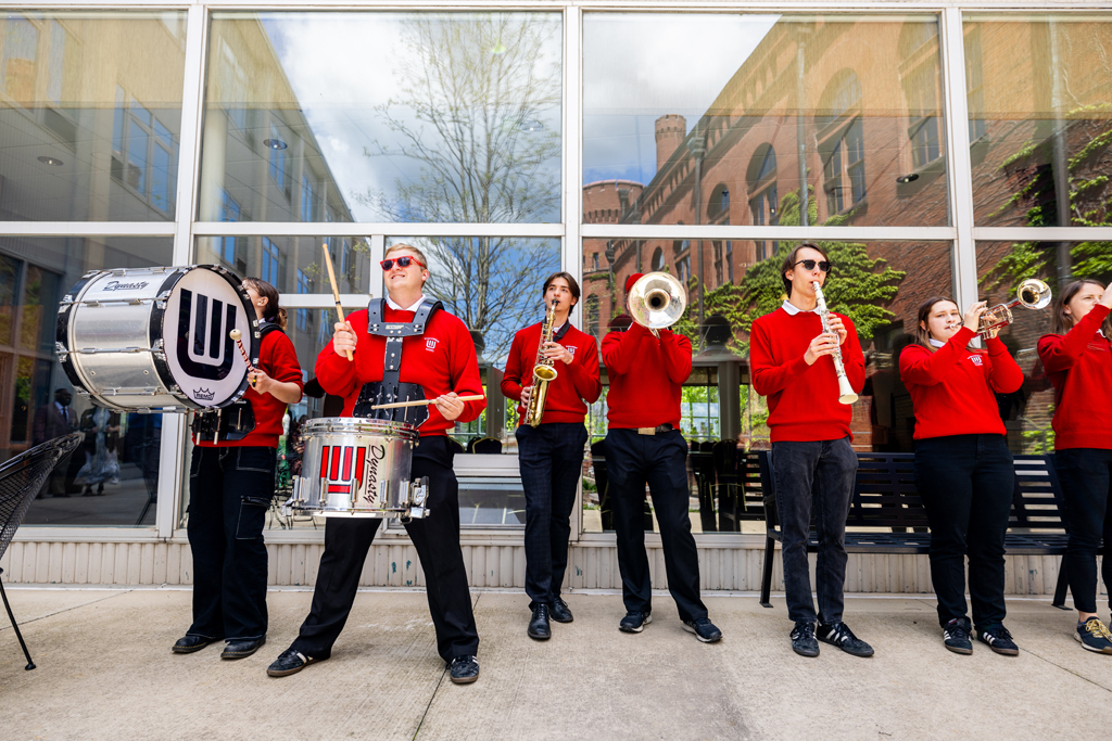 Pharmacy_Graduation_2024_187 Badger Band plays