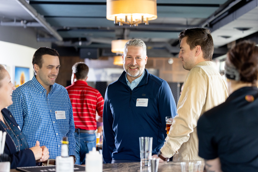 Andrew Wilcox and other alumni speak