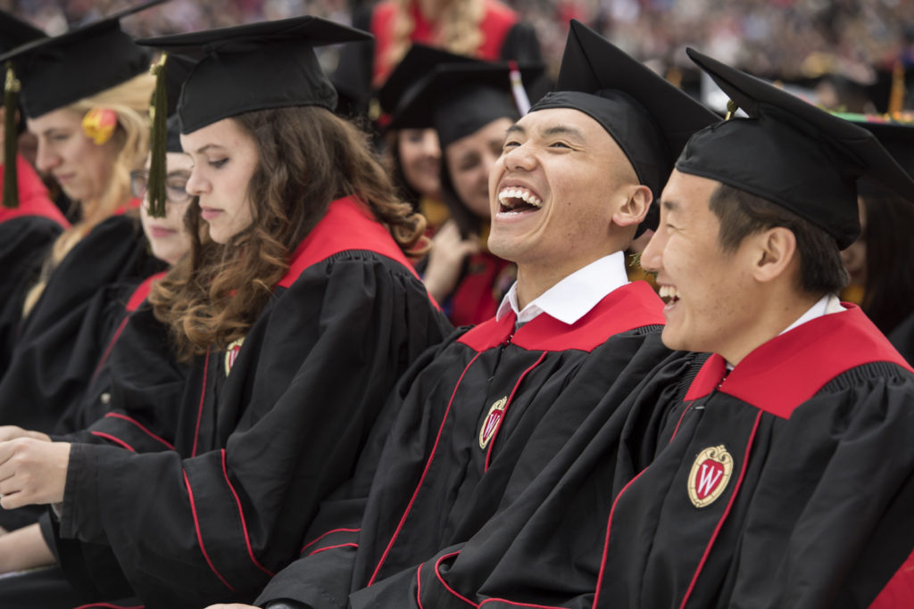 UW-Madison Commencement Ceremony_0518_PLN6986 The 2018 Pharm-Tox graduating class.