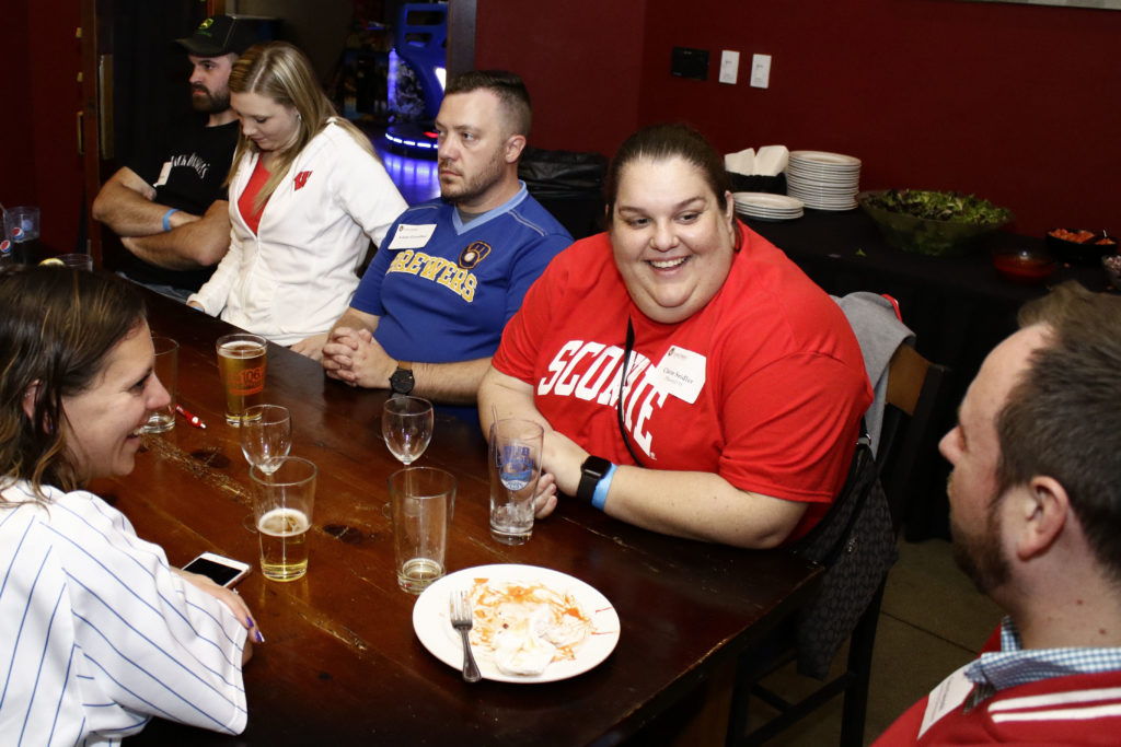 Alumni are engaged in the conversation.