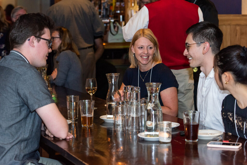 UWPharm-Coopers_2022_DSC_1454_023 Pharmacy alums chat over beers at Cooper Tavern