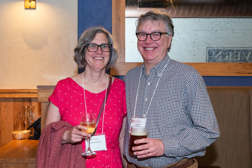 UWPharm-Coopers_2022__DSC4027_004 Alumni and attendees together at Cooper's Tavern