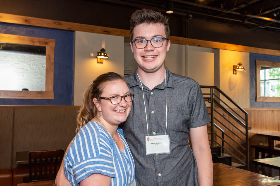 UWPharm-Coopers_2022__DSC4034_007 Alumni and attendees together at Cooper's Tavern