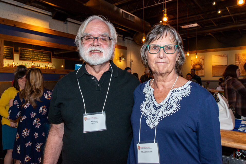 UWPharm-Coopers_2022__DSC4044_009 Alumni and attendees together at Cooper's Tavern