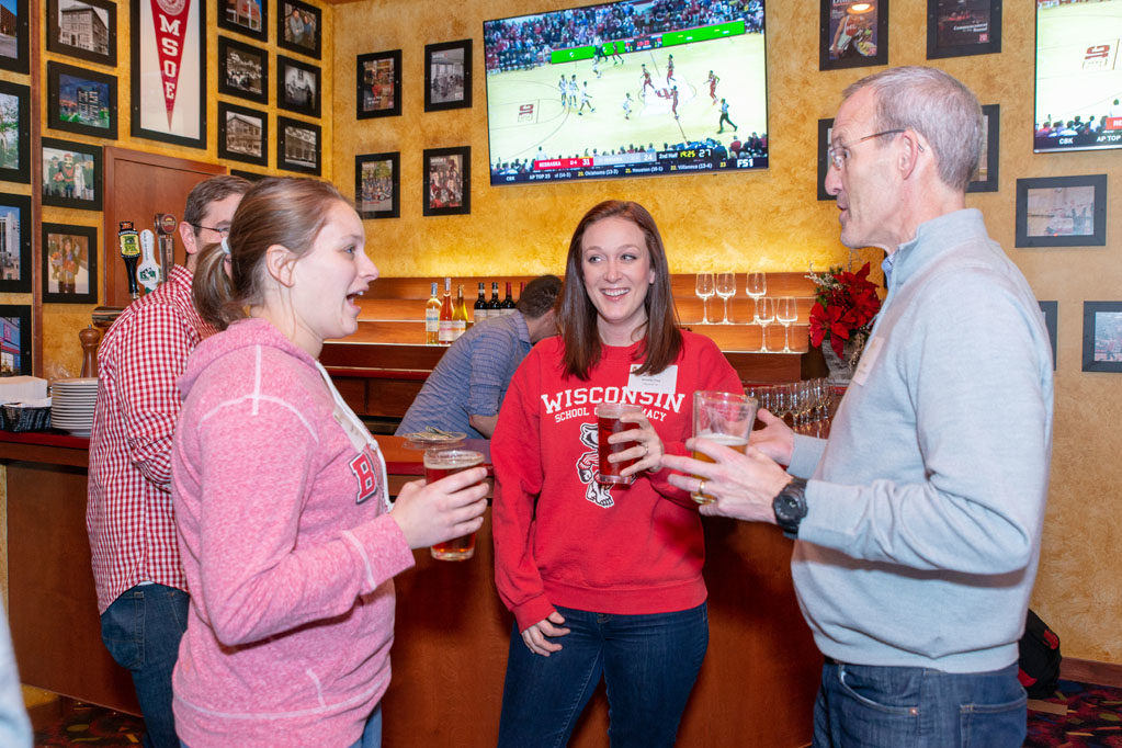 Associate Dean for Advancement David Mott held an event in Milwaukee to reunite alumni.