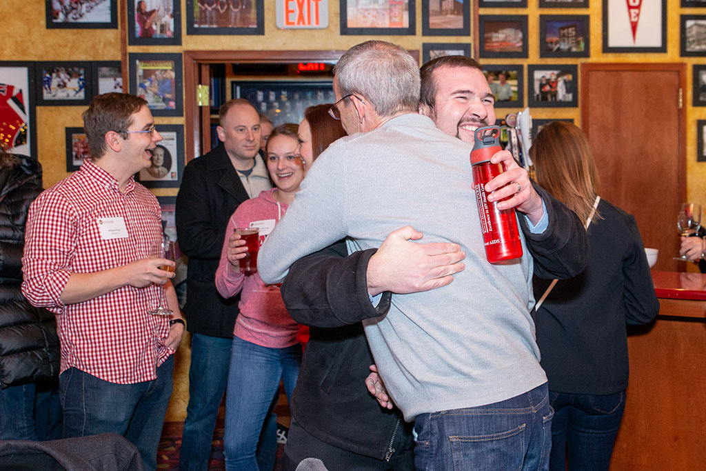 Associate Dean for Advancement David Mott held an event in Milwaukee to reunite alumni.