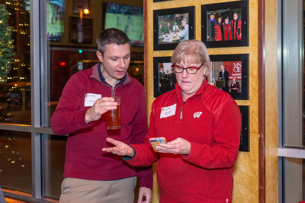Associate Dean for Advancement David Mott held an event in Milwaukee to reunite alumni.