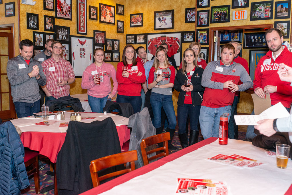 Associate Dean for Advancement David Mott held an event in Milwaukee to reunite alumni.