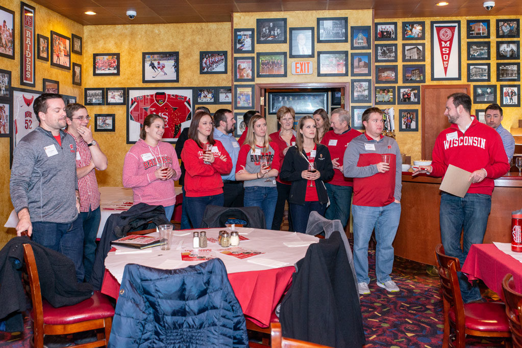 Associate Dean for Advancement David Mott held an event in Milwaukee to reunite alumni.