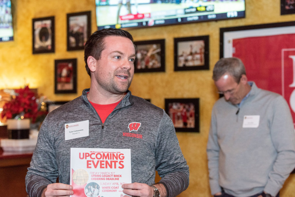 Associate Dean for Advancement David Mott held an event in Milwaukee to reunite alumni.