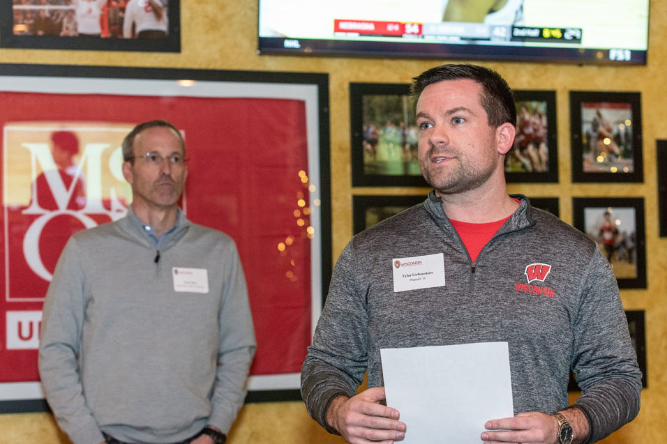 Associate Dean for Advancement David Mott held an event in Milwaukee to reunite alumni.