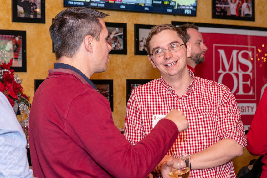 Associate Dean for Advancement David Mott held an event in Milwaukee to reunite alumni.