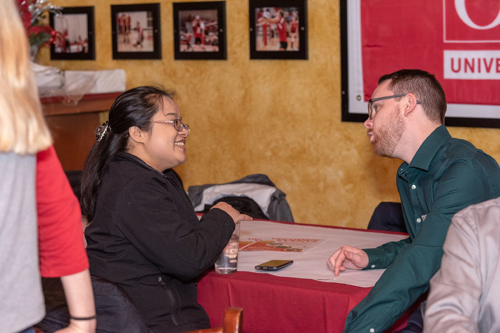 Associate Dean for Advancement David Mott held an event in Milwaukee to reunite alumni.