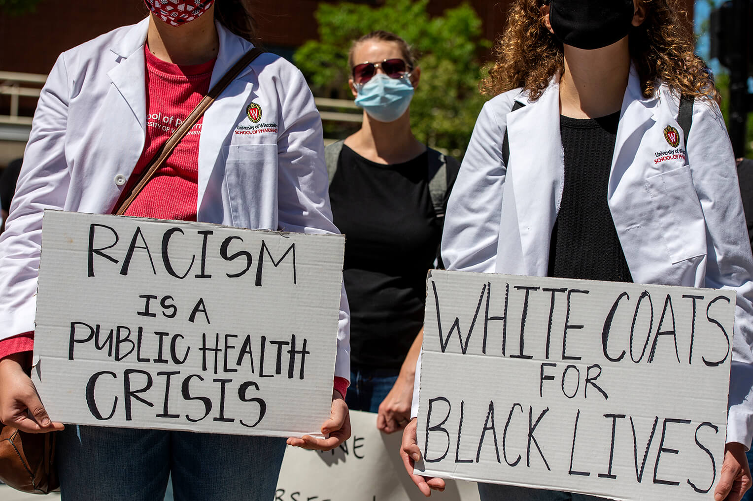 WC4BL_0620_DSC2257 Students holding signs for black lives matter march