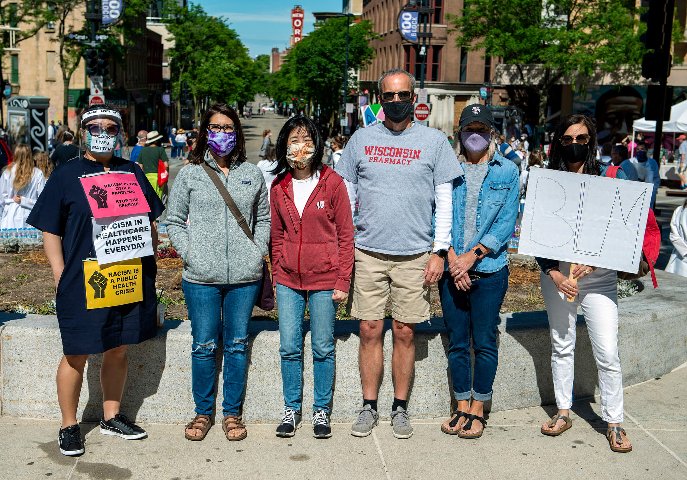 WC4BL_0620_DSC6474 Pharm faculty joining in on white coats for black lives march