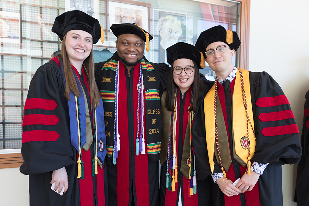 UW–Madison School of Pharmacy Hooding Ceremony 2024
