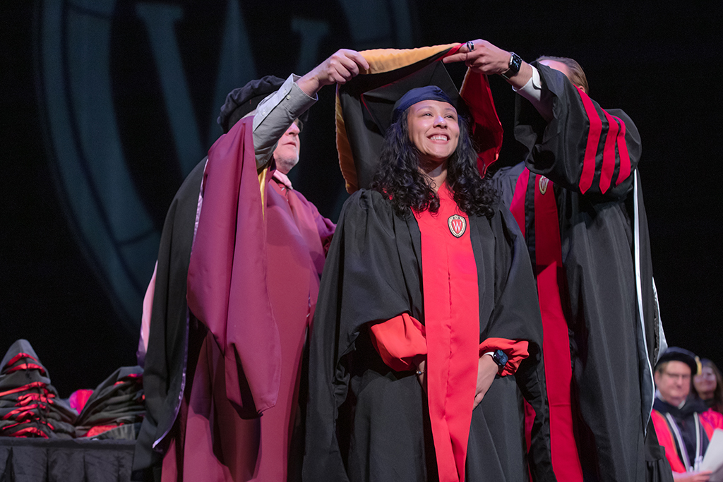 UW–Madison School of Pharmacy Hooding Ceremony 2024
