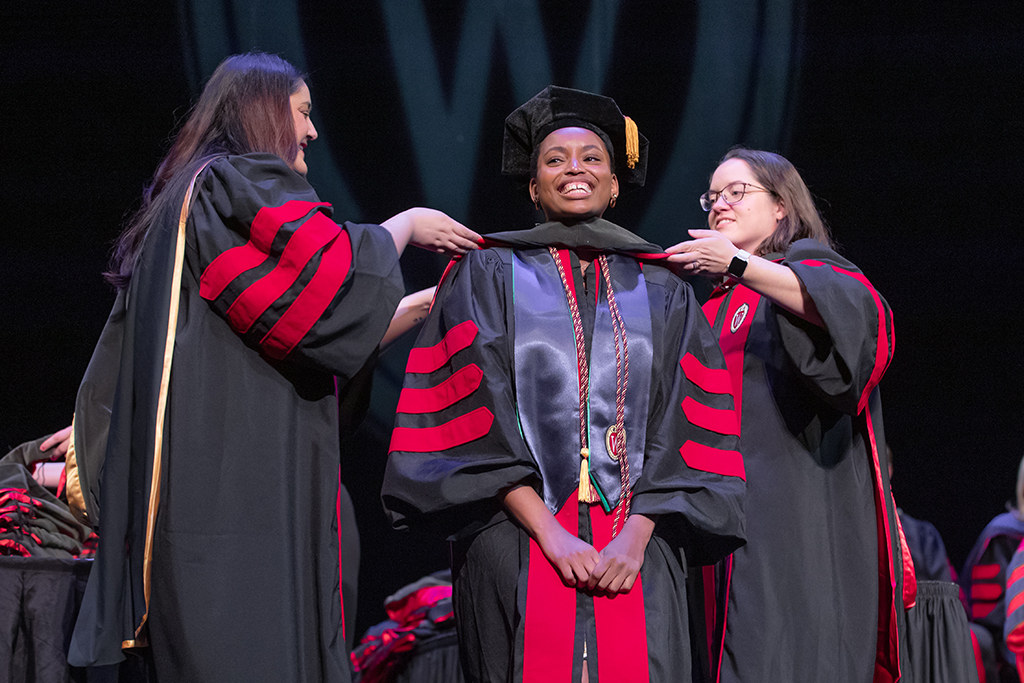 UW–Madison School of Pharmacy Hooding Ceremony 2024