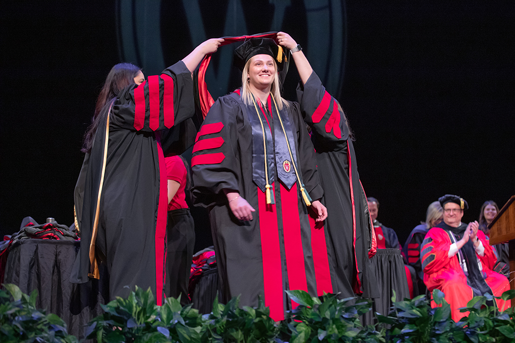UW–Madison School of Pharmacy Hooding Ceremony 2024