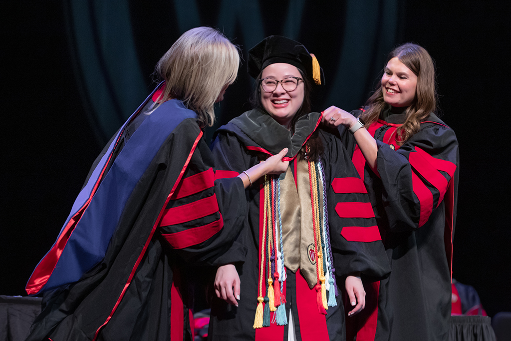 UW–Madison School of Pharmacy Hooding Ceremony 2024