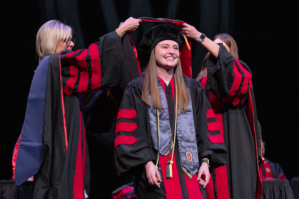 UW–Madison School of Pharmacy Hooding Ceremony 2024