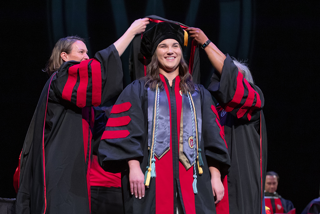 UW–Madison School of Pharmacy Hooding Ceremony 2024