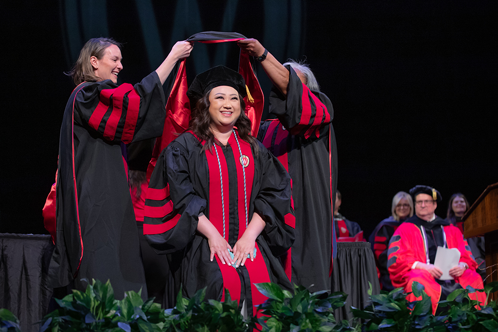 UW–Madison School of Pharmacy Hooding Ceremony 2024