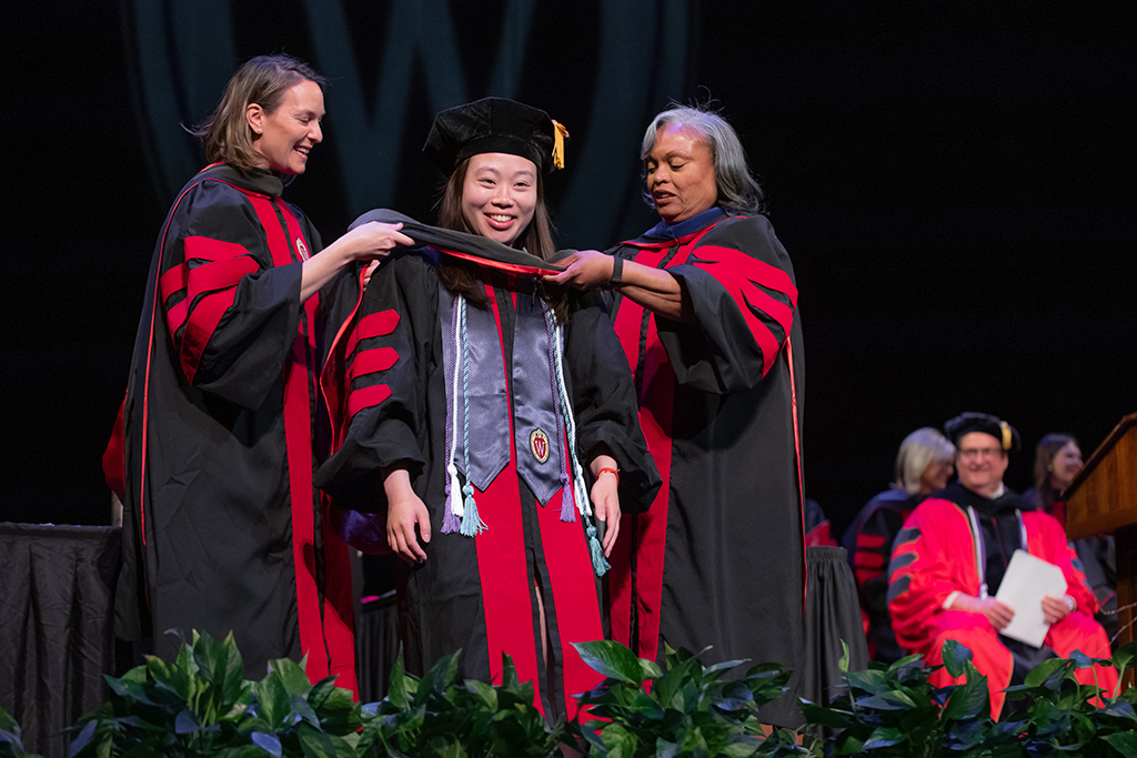UW–Madison School of Pharmacy Hooding Ceremony 2024