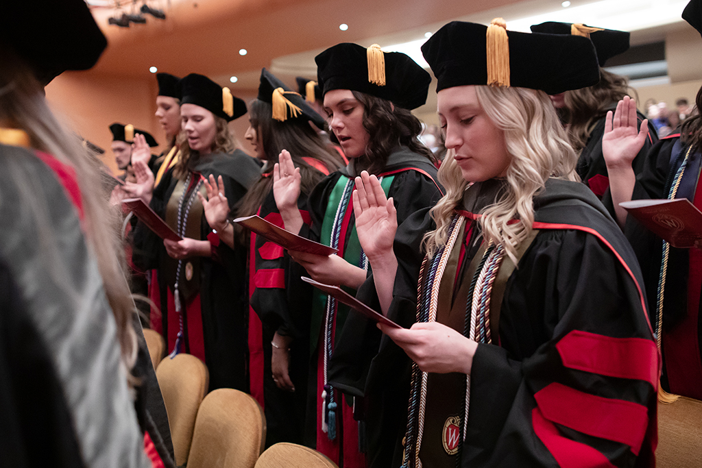 UW–Madison School of Pharmacy Hooding Ceremony 2024