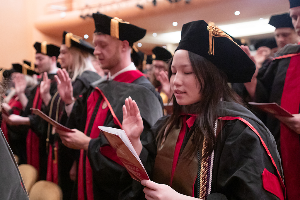 UW–Madison School of Pharmacy Hooding Ceremony 2024