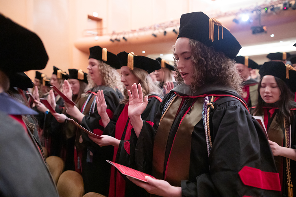 UW–Madison School of Pharmacy Hooding Ceremony 2024