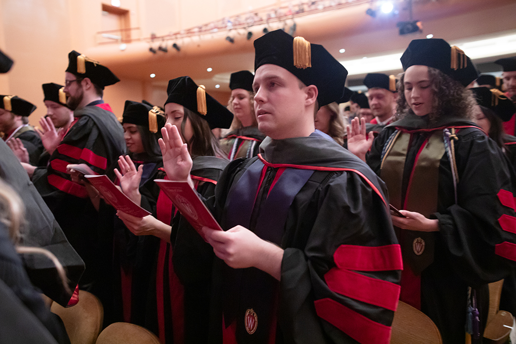 UW–Madison School of Pharmacy Hooding Ceremony 2024