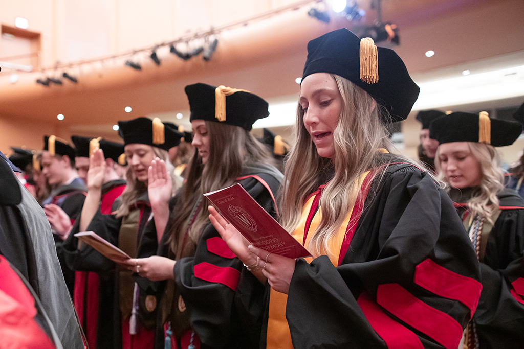 UW–Madison School of Pharmacy Hooding Ceremony 2024